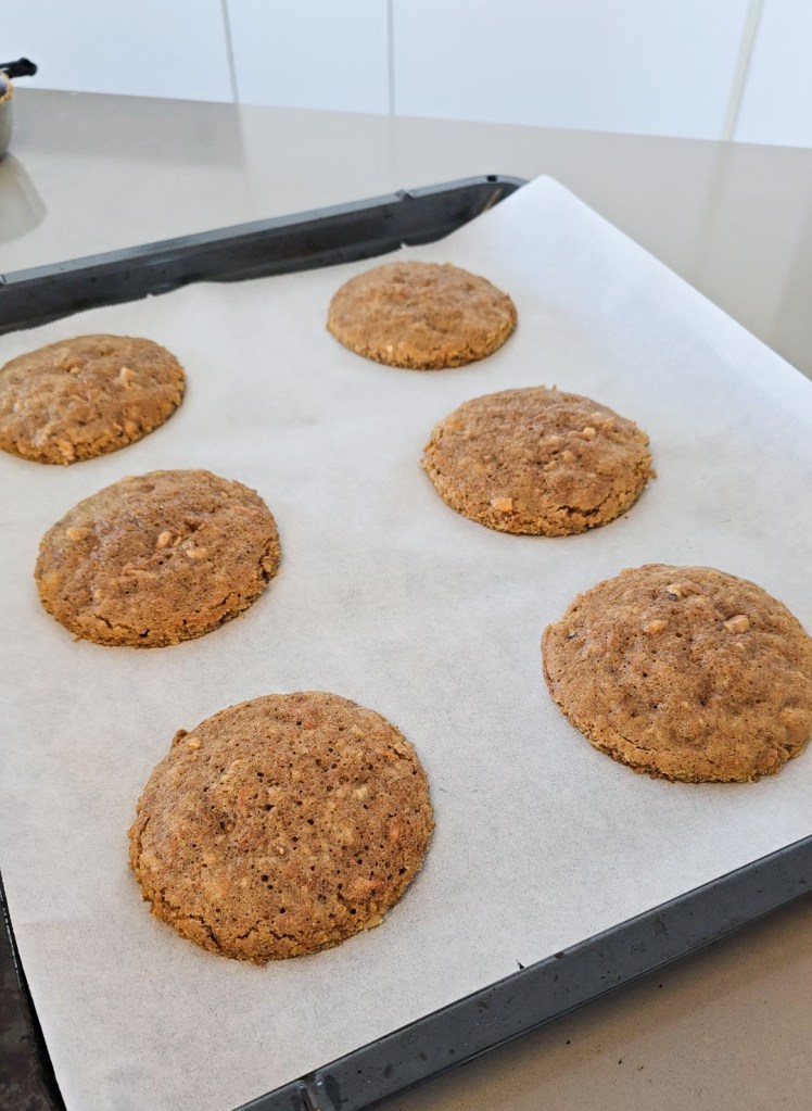 Fresh cookies out of the oven