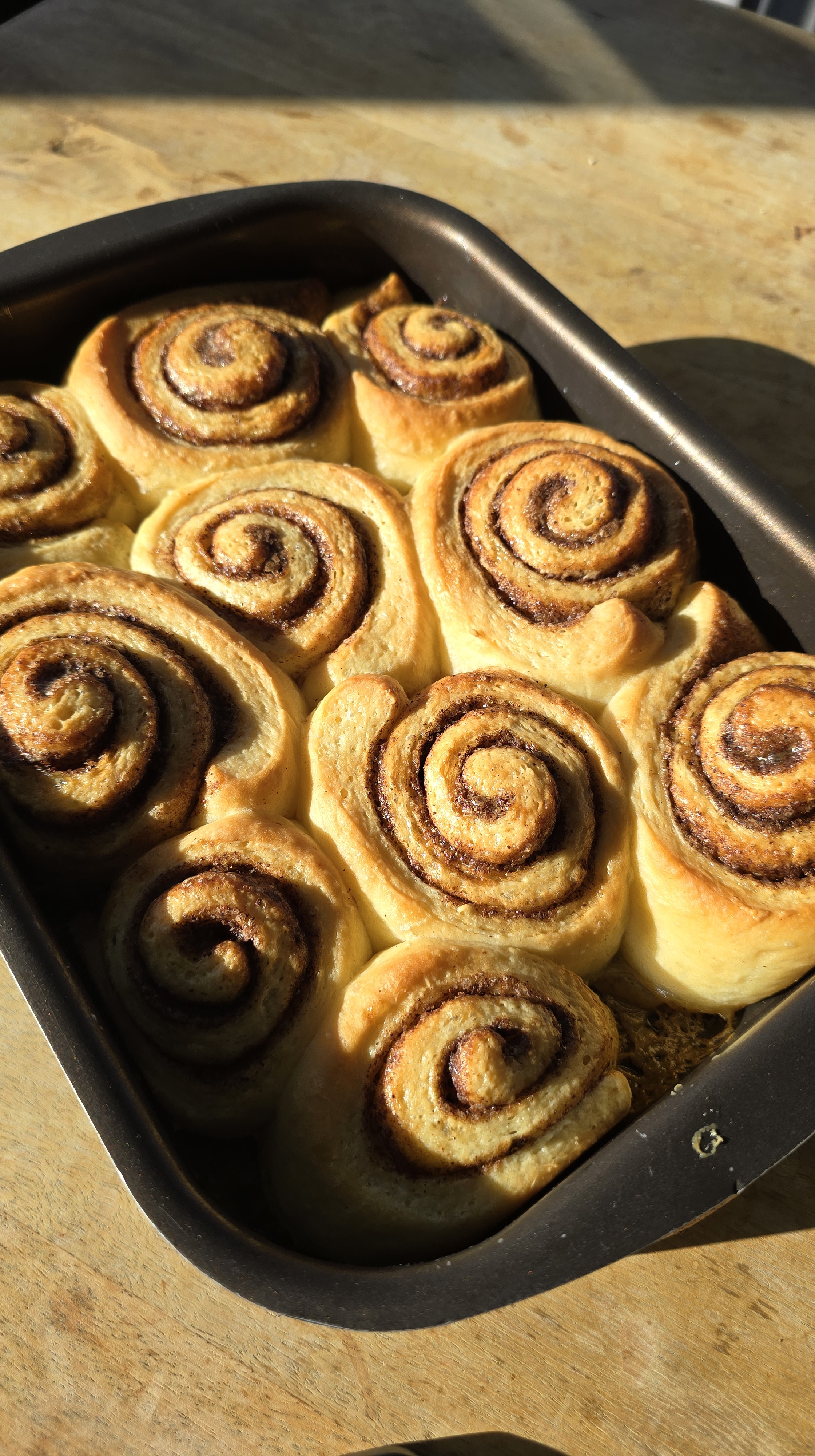 Unfrosted Cinnamon Rolls