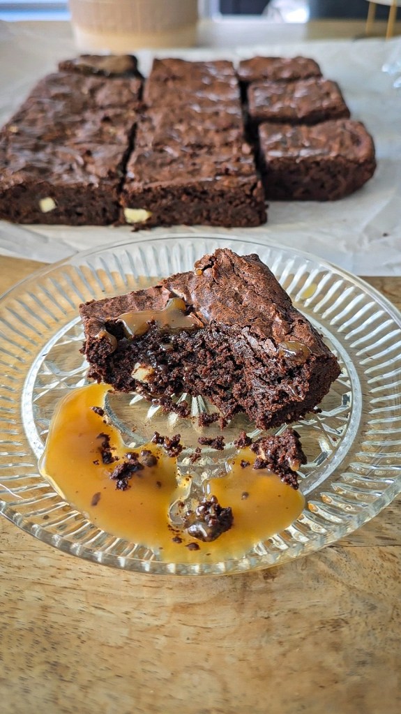 bite out of brownie