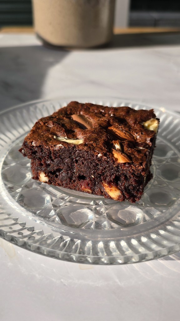 Thick brownie square
