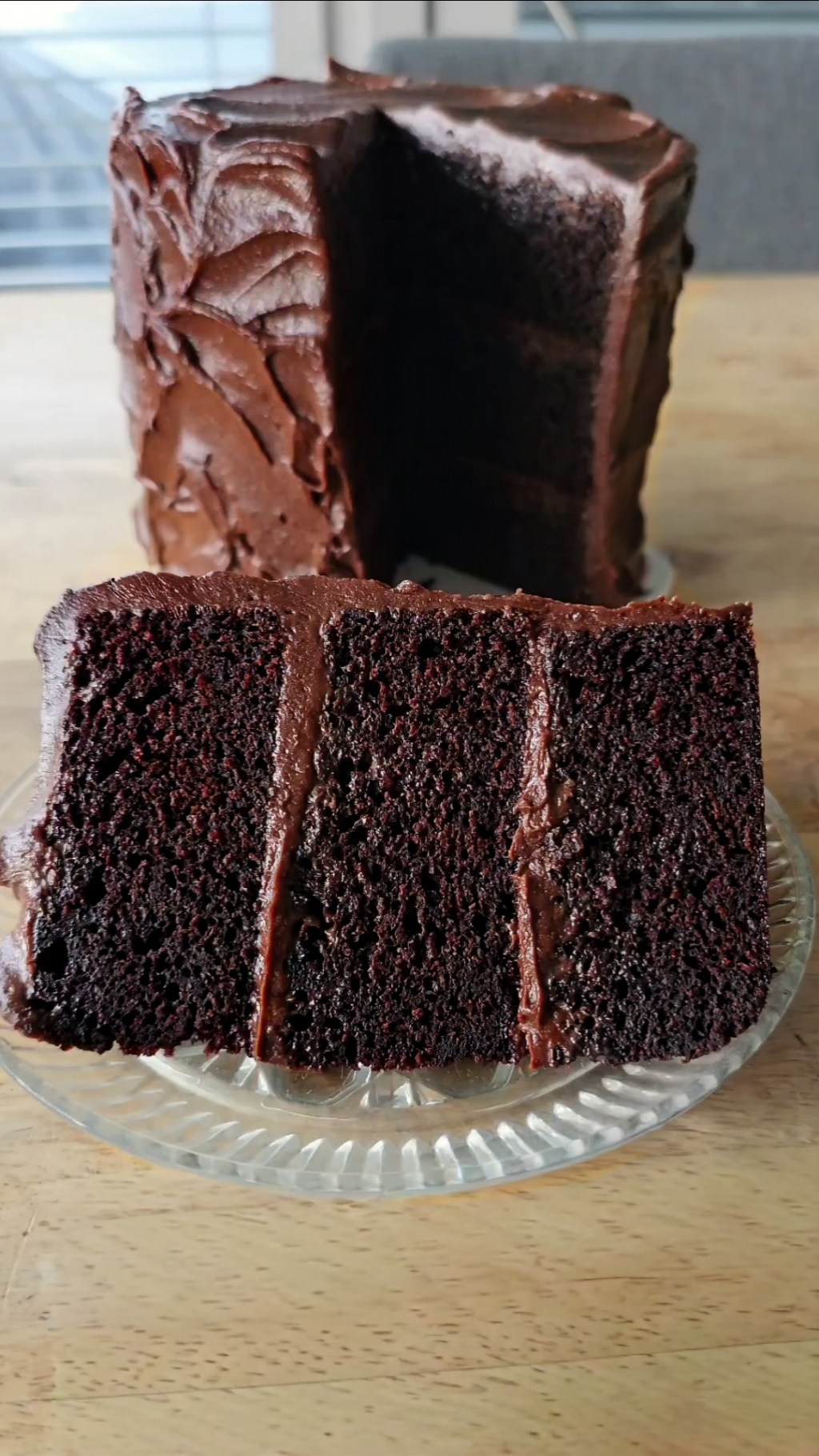 Matilda Chocolate Cake (Tall, Fudgy 6-Inch Layer Cake with Ganache&nbsp;Buttercream)