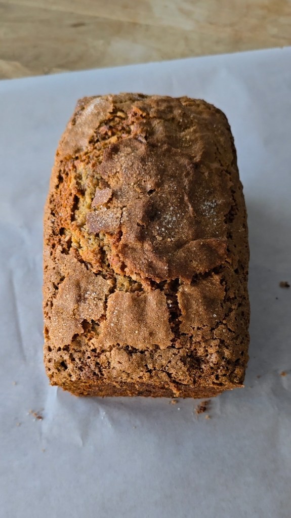 Burnt honey rum banana loaf