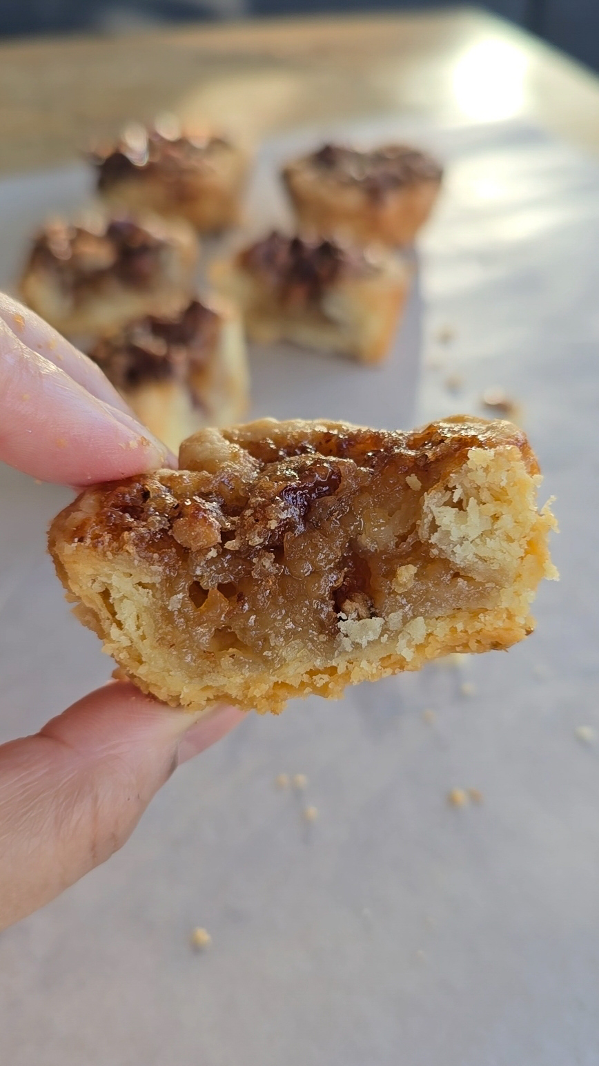 Classic canadian butter tarts inside